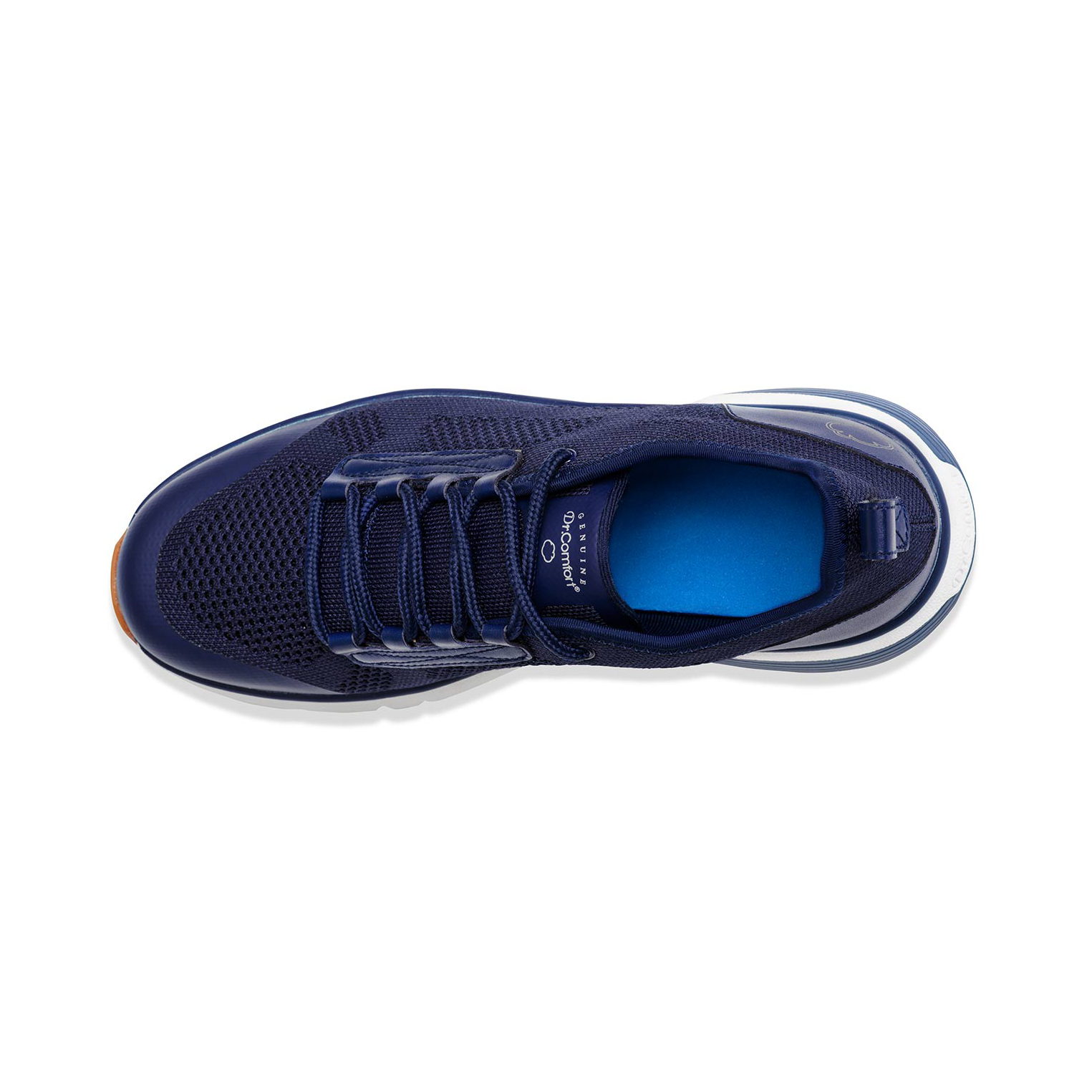 Zusatzbild DR. COMFORT® Jack blau, oben, Orthopädische Schuhe, Freizeitschuh mit stabilisierender und dämpfender Laufsohlenkonstruktion für einen sicheren Gang