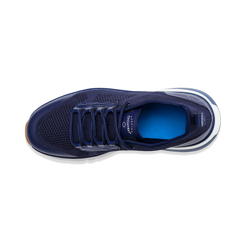 Zusatzbild DR. COMFORT® Jack blau, oben, Orthopädische Schuhe, Freizeitschuh mit stabilisierender und dämpfender Laufsohlenkonstruktion für einen sicheren Gang