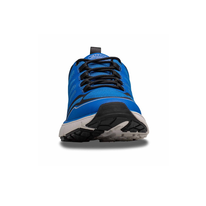 Zusatzbild DR. COMFORT® Gordon blau, vorne, Orthopädische Schuhe, Leichter Aktivschuh mit stabilisierender und dämpfender Laufsohlenkonstruktion für einen sicheren Gang