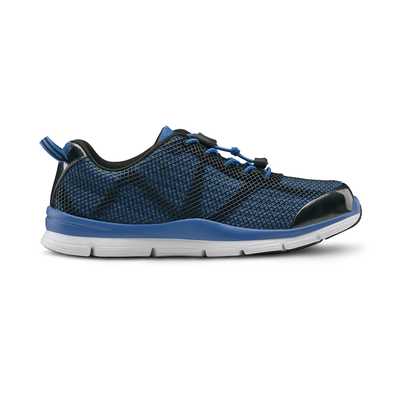Zusatzbild DR. COMFORT® Jason blau, außen, Orthopädische Schuhe, Besonders weicher und leichter Freizeit- und Aktivschuh