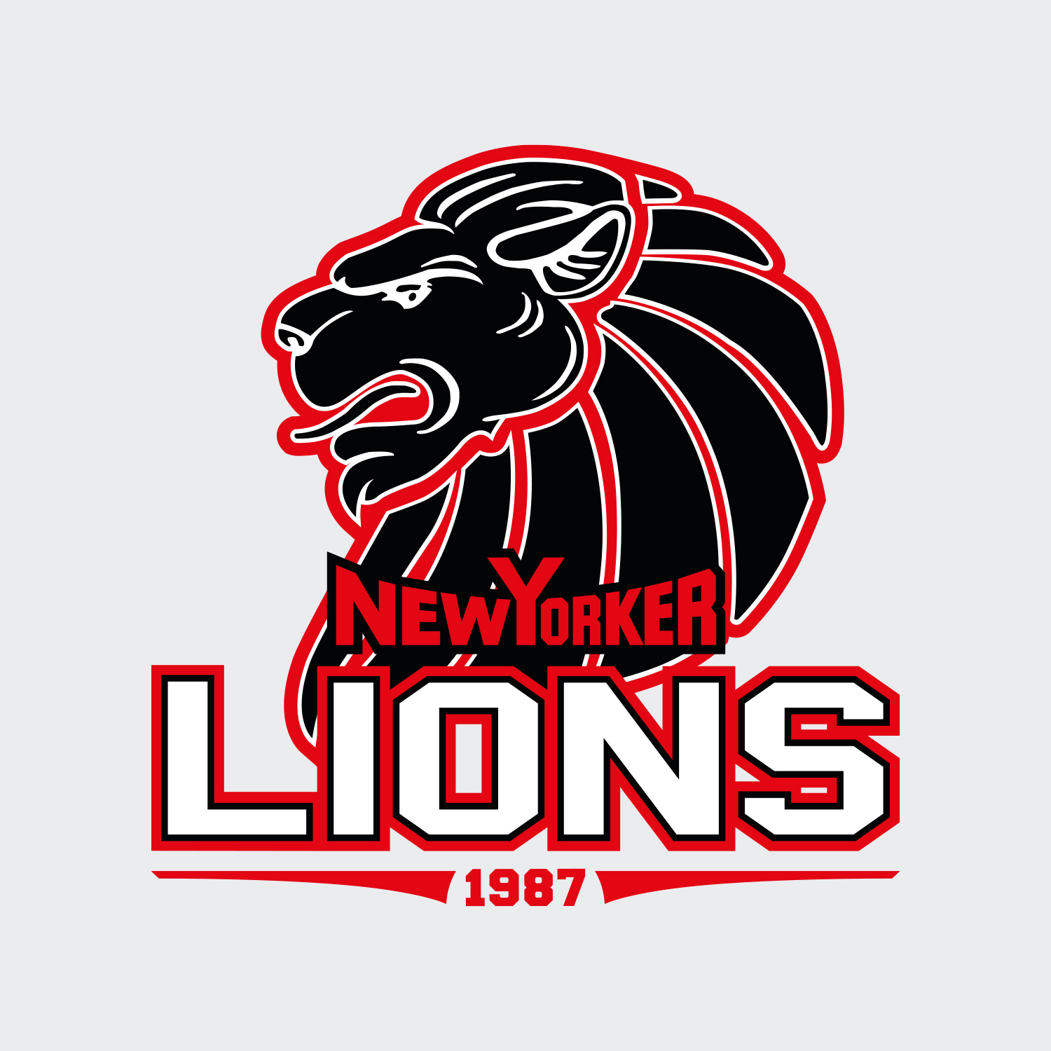 Logo New Yorker Lions American-Football