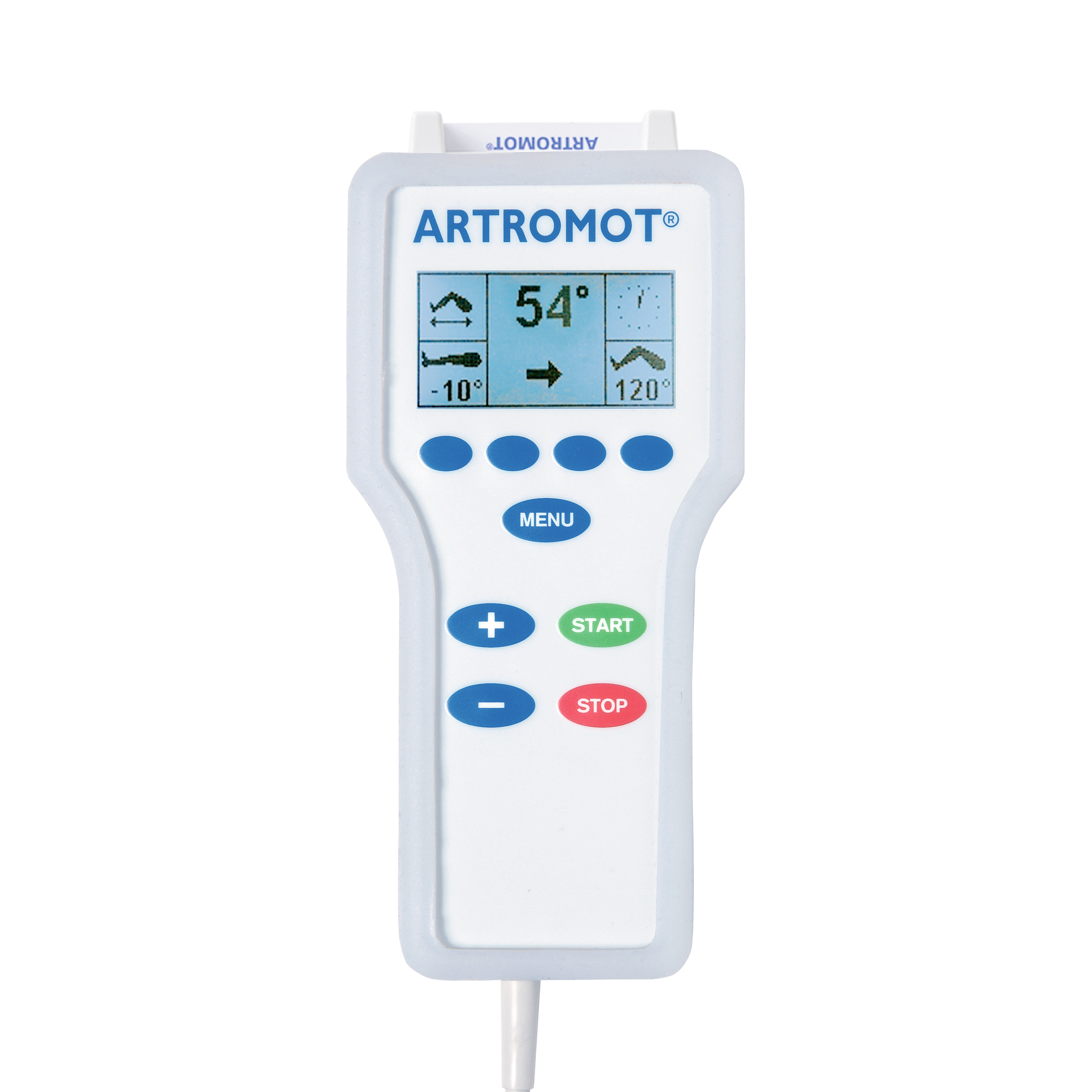 Zusatzbild ARTROMOT®-K1 Handcontroller, Motorisierte CPM-Bewegungsschiene für das Knie- und Hüftgelenk