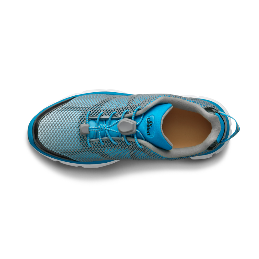 Zusatzbild DR. COMFORT® Katy türkis, oben, Orthopädische Schuhe, Besonders weicher und leichter Freizeit- und Aktivschuh