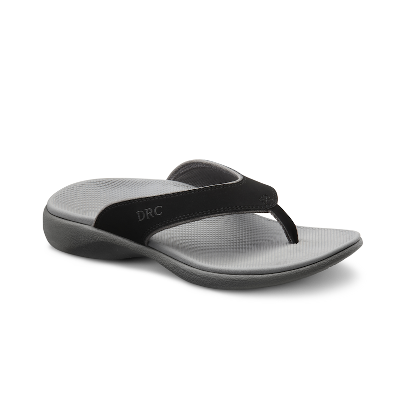 Produktbild DR. COMFORT® Collin schwarz, Orthopädische Schuhe, Leichter Sommerschuh mit eingearbeitetem Fußbett für mehr Stabilität
