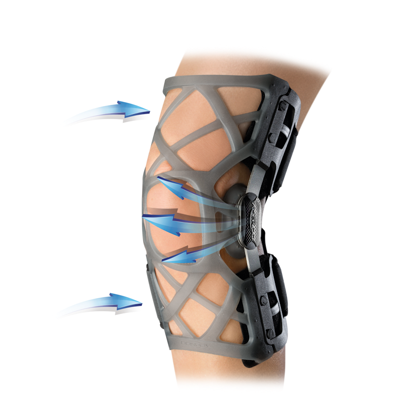 Zusatzbild DONJOY® Matrix OA Netzdesign der Knieorthese