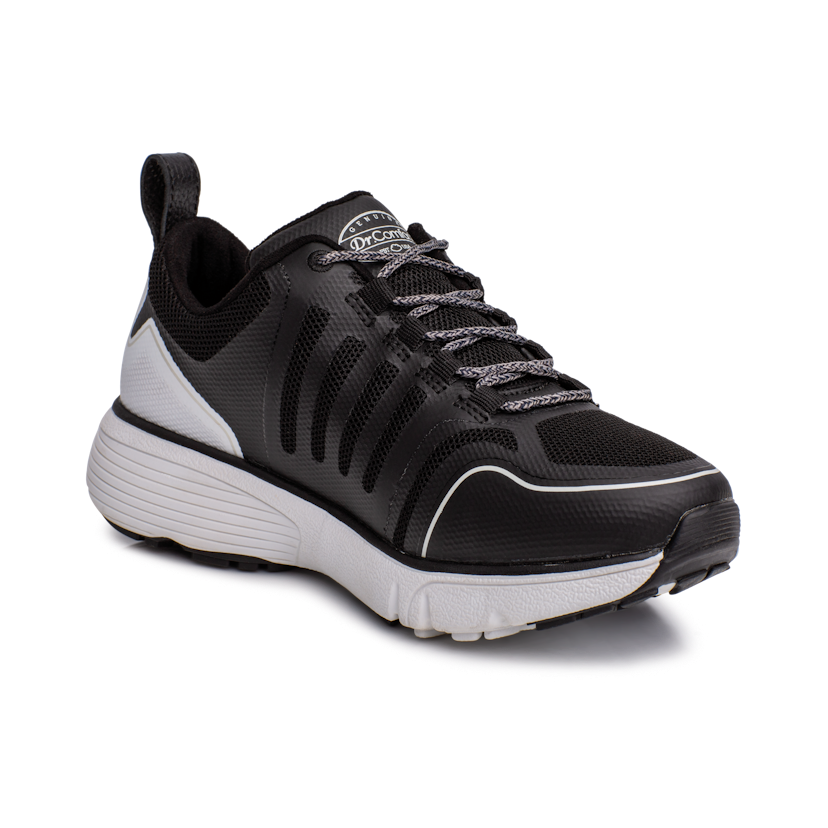 Produktbild DR. COMFORT® Grace schwarz, Orthopädische Schuhe, leichter Aktivschuh mit stabilisierender und dämpfender Laufsohlenkonstruktion für einen sicheren Gang