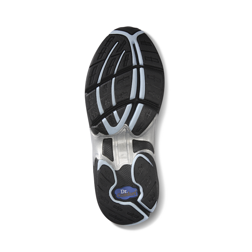 Zusatzbild DR. COMFORT® Spirit schwarz, unten, Orthopädische Schuhe, Klassischer Lederschuh: verbindet die Optik eines Alltagsschuhs mit den Vorteilen eines Trainingsschuhs