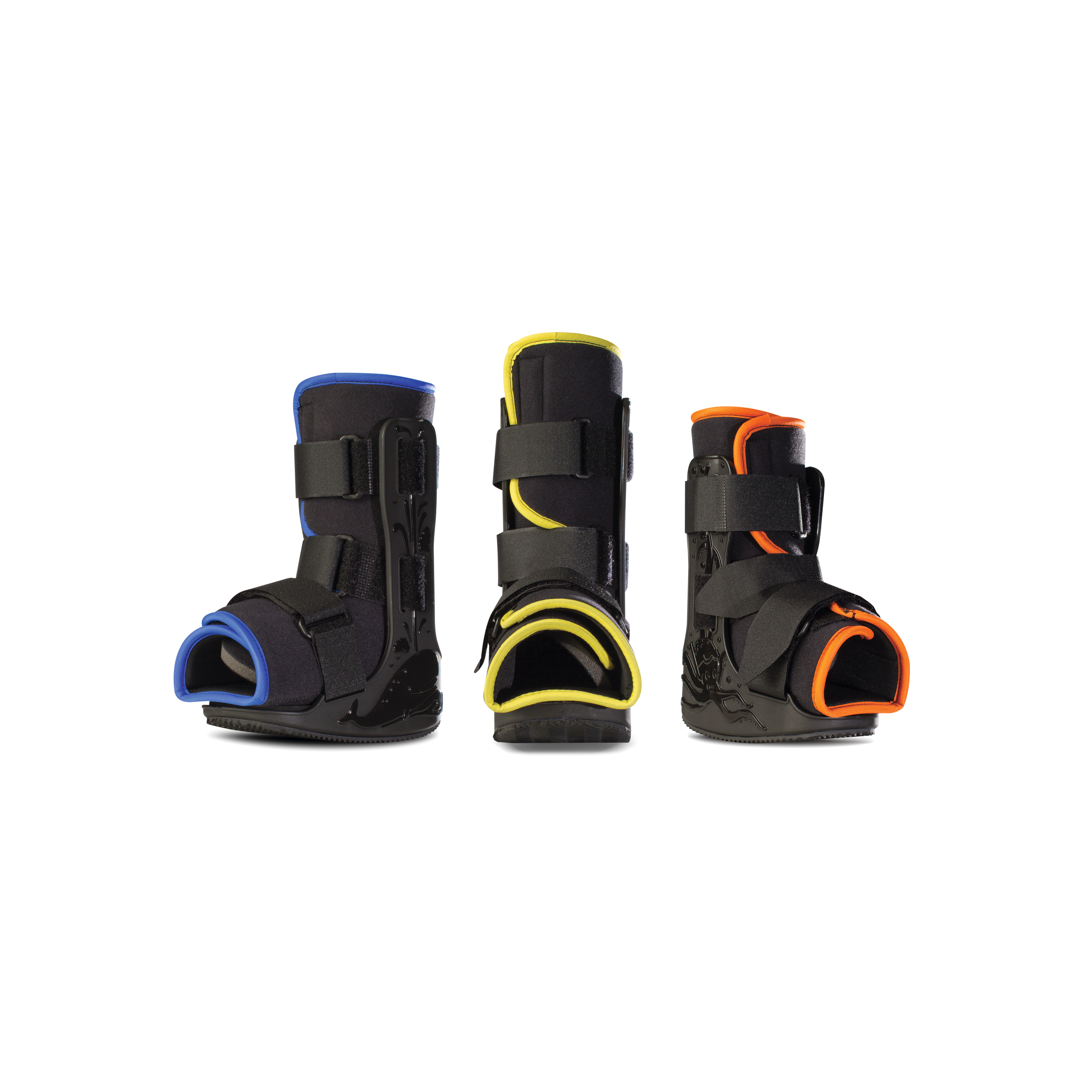 Produktbild PROCARE® MiniTrax™ Walker Produktfamilie, Unterschenkel-Fuß-Orthese zur Immobilisierung für die Versorgung von Kindern, blau, gelb, orange