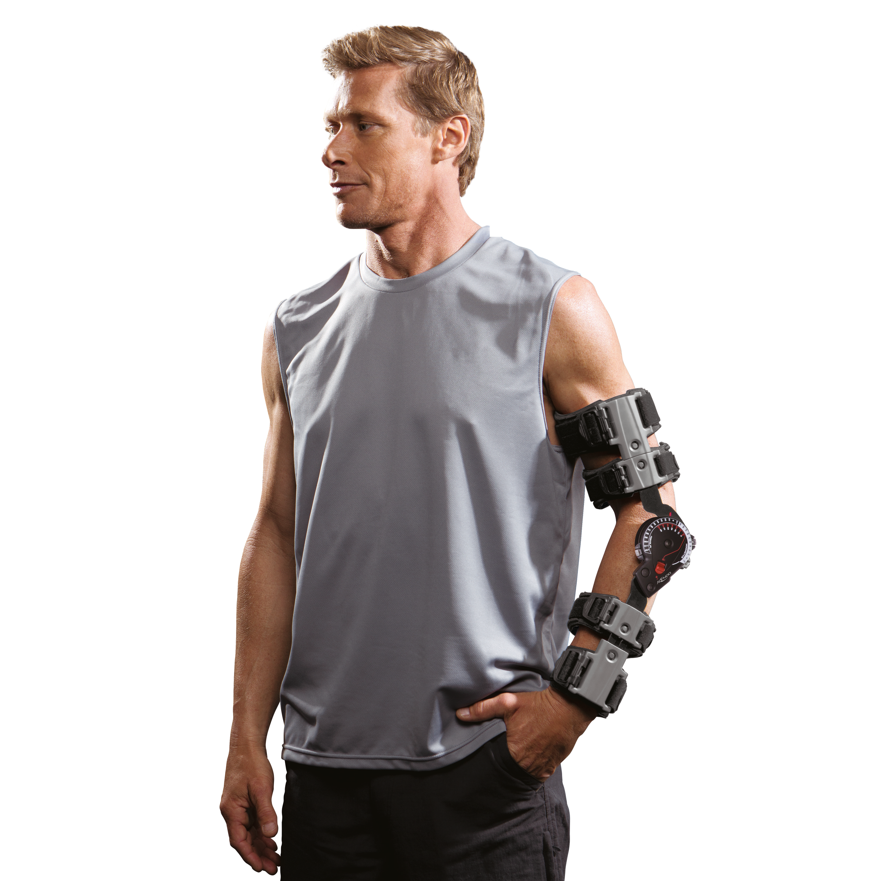 Zusatzbild DONJOY® X-Act ROM Elbow, Ellenbogenorthese mit einstellbarem Gelenk in Extension und Flexion