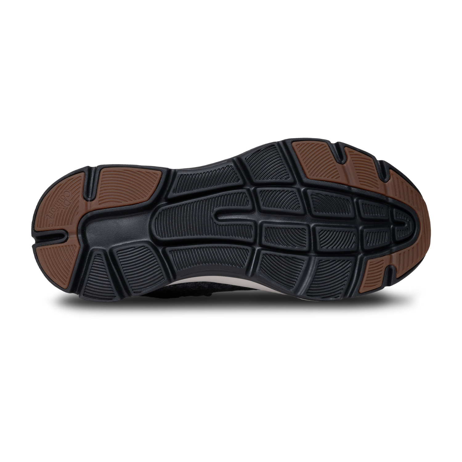 Zusatzbild DR. COMFORT® Dawn grau, unten, Orthopädische Schuhe, Bequemer, atmungsaktiver und wasserabweisender Schuh mit Merinowolle.